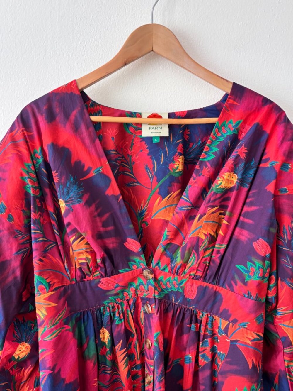 FARM Rio Tie Dye Forest Maxi Dress - Picture 5 of 9